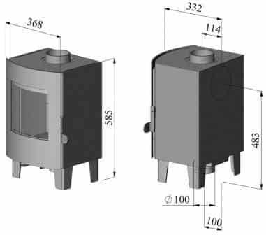 Morso S11-42 Woodburning/Multifuel Stove - Image 4