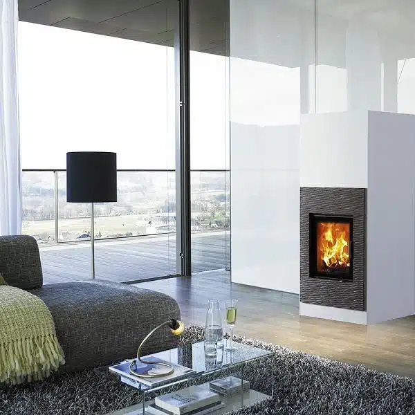 Morso S121-21 Double Sided Insert Woodburning Stove - Image 2