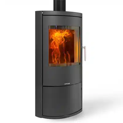 Opus Harmony Woodburning/Multifuel Stove with Storage Base