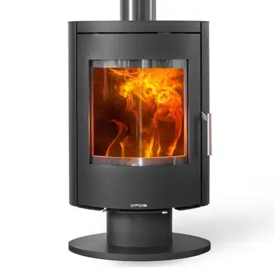 Opus Harmony Woodburning/Multifuel Stove with Pedestal Base