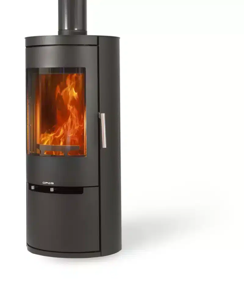 Opus Melody Woodburning Stove with Storage Base