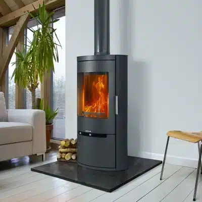 Opus Melody Woodburning Stove with Storage Base - Image 2