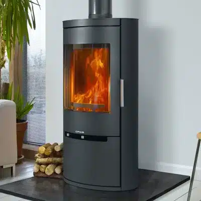 Opus Melody Woodburning Stove with Storage Base - Image 3