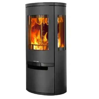 Opus Trio Woodburning Stove with Storage Base