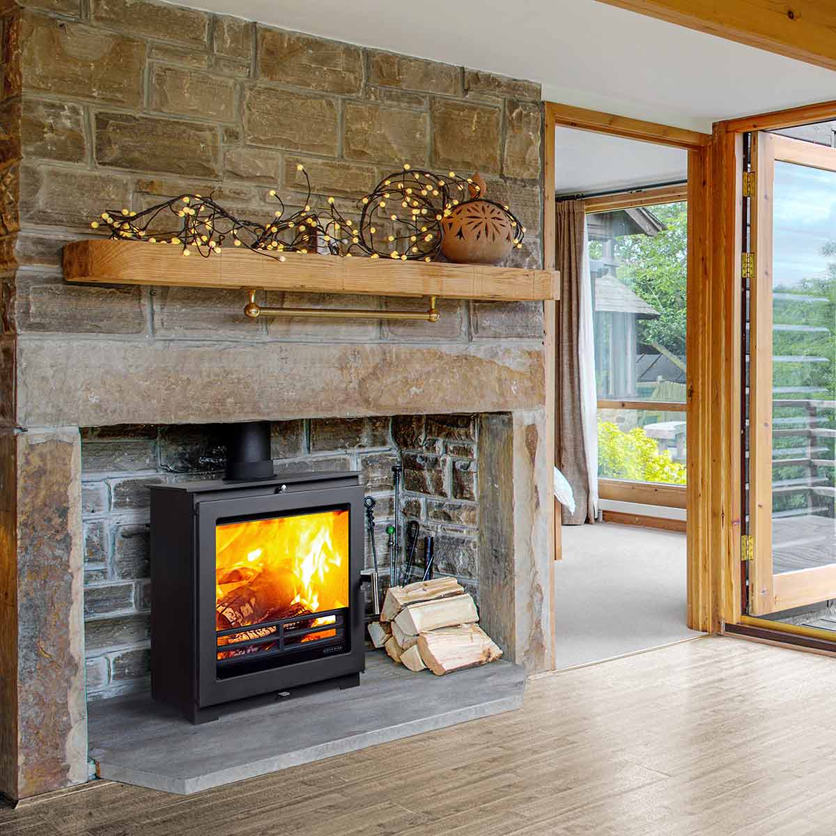 Portway Arundel XL Freestanding Multifuel Stove - Image 2