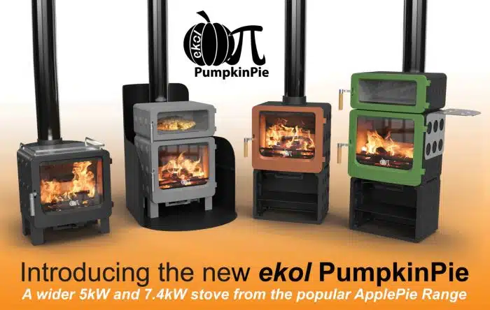 Ekol Baked PumpkinPie Multifuel/Woodburning Stove - Image 4
