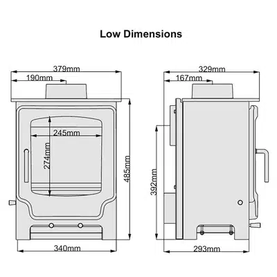 Saltfire Scout Wood Burning & Multi Fuel Stove - Image 4