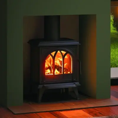 Stovax Huntingdon 20 Eco Multifuel Tracery Door