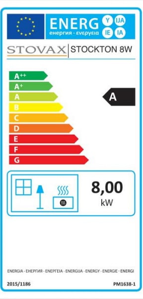Stovax Stockton 8 Single Door Flat Top Woodburner - Image 2
