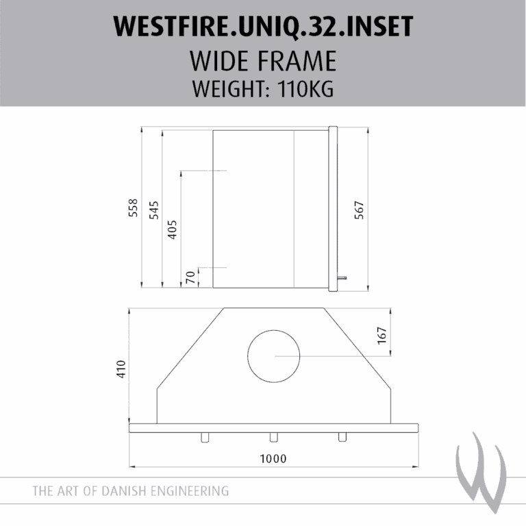 Westfire Uniq 32 SE Woodburning Inset Stove - Image 4