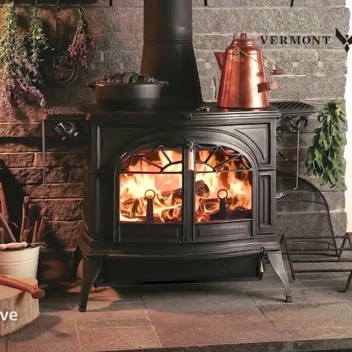 Vermont Castings Defiant Two-In-One Wood Burning Stove - Image 4