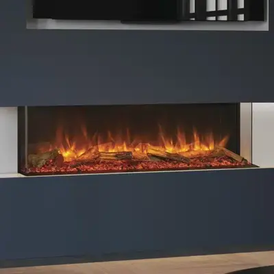 Gazco eReflex 135RW 1-2-3 Sided Electric Fire