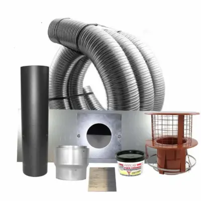 Chimney Liner and installation kit 5-6inch 904 Grade