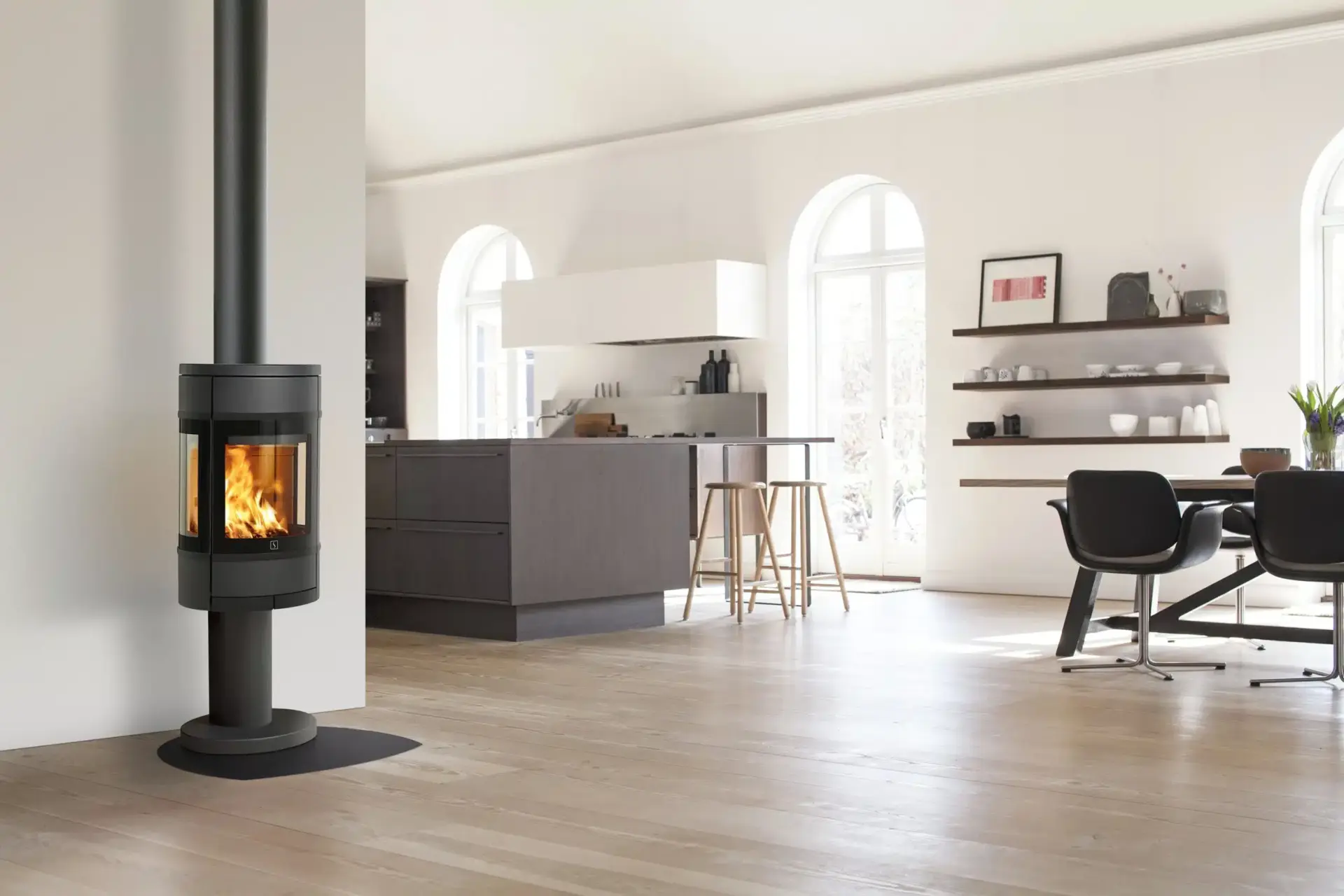 Scan 68-9 Pedestal Base Woodburning Stove