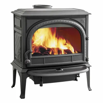 Jotul F400 with Clear Door