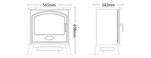 Broseley Hereford 7 Freestanding Electric Stove - Image 3