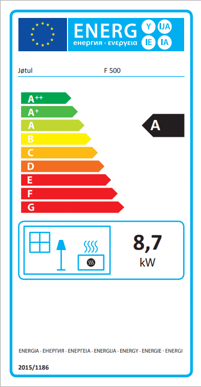 Jotul F500 with Plain Door - Image 10