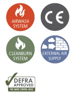 Nordpeis Quadro 1T Woodburner - Image 3