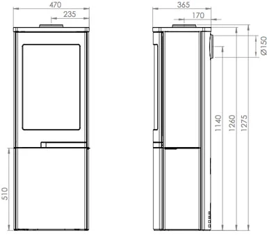 Nordpeis Duo 5 Woodburner - Image 5