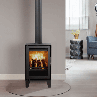 Westfire Uniq 35 SE with 100mm Leg Woodburning/Multifuel Stove