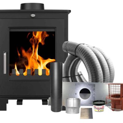 Woody 5 Multifuel Stove With Schiedel Fitting Kit