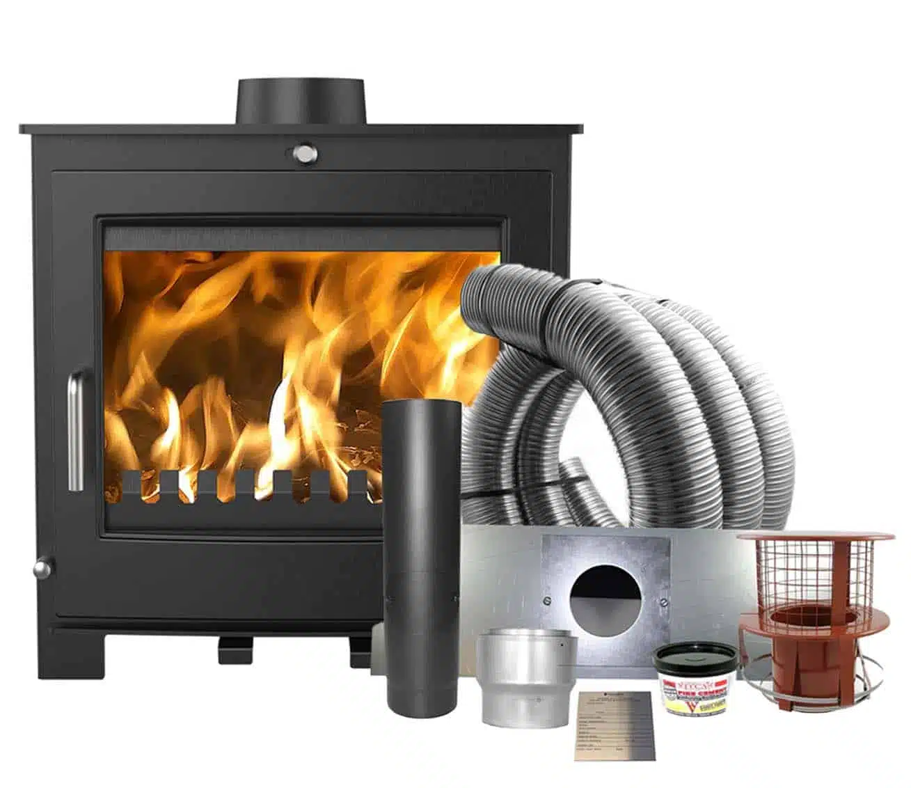 Woody 8 Stove With Schiedel Fitting Kit