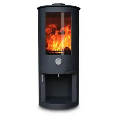 Oak Stoves Zeta Logstore Multi Fuel Stove