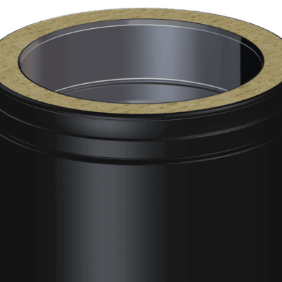 Dinak DW Design 5" (130mm) Diameter Black Length 295mm