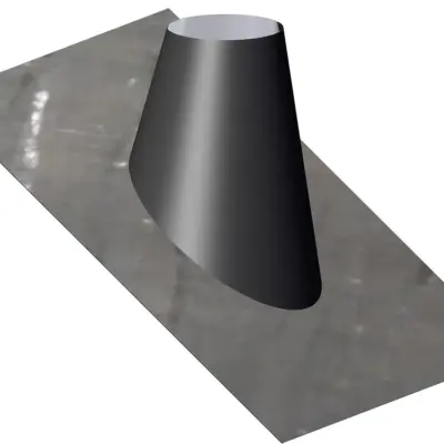 Dinak DW Design 5" (130mm) Black Flashing 30/45 Degrees