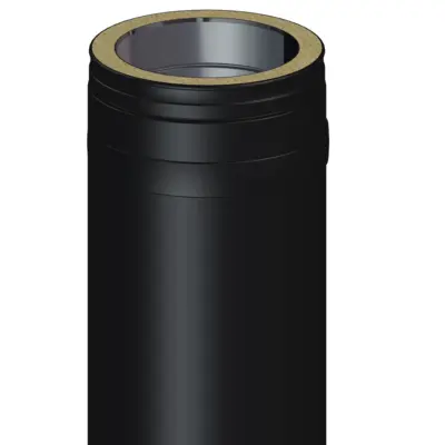 Dinak DW Design 5" (130mm) Black Adjustable Length 360mm to 580mm