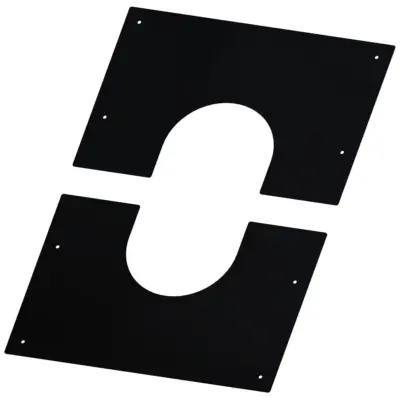 Dinak DW Design 5" (130mm) Squared Wall Finishing Plate 0/30 Degrees