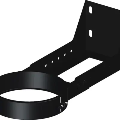 Dinak DW Design 5" (130mm) Black Cuttable Wall Support 100-250mm