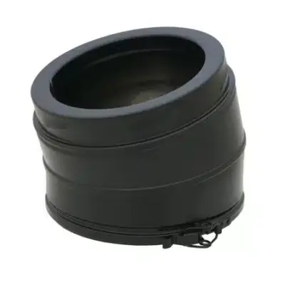 Schiedel 5" (125mm) Internal Diameter ICID Plus 15 Degree Elbow - Matt Black