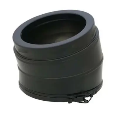 Schiedel 5" (125mm) Internal Diameter ICID Plus 15 Degree Elbow - Matt Black