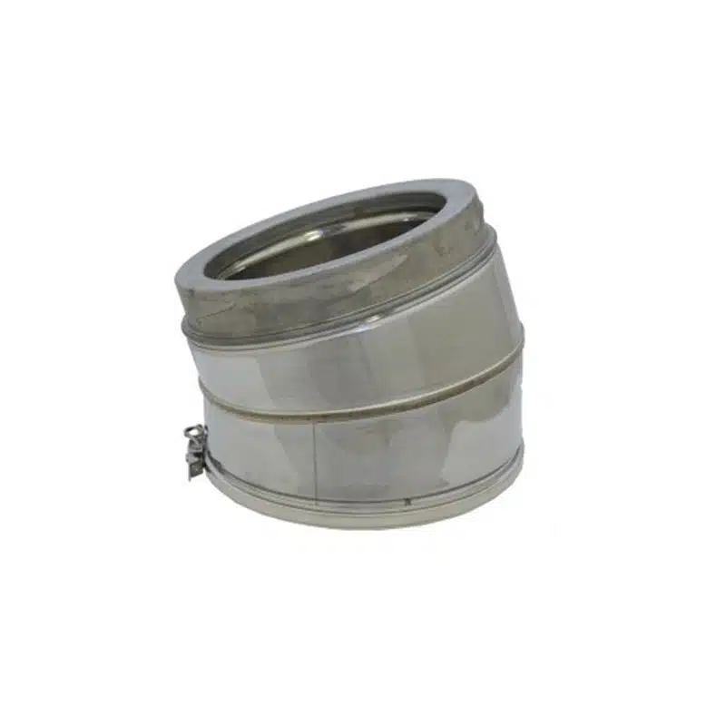 Schiedel 6" (150mm) Internal Diameter ICID Plus 15 Degree Elbow