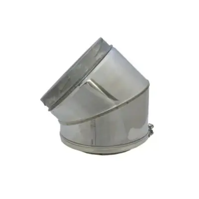 Schiedel 5" (125mm) Internal Diameter ICID Plus 45 Degree Elbow