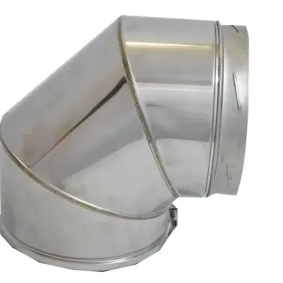 Schiedel 6" (150mm) Internal Diameter ICID Plus 90 Degree Elbow