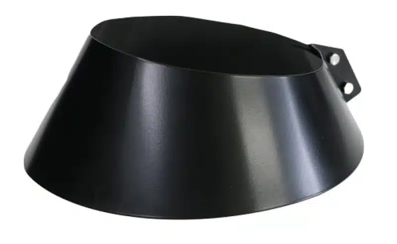 Schiedel 6" (150mm) Internal Diameter ICID Plus Angled Storm Collar - Matt Black