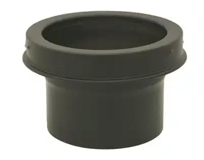 Schiedel 6" (150mm) Internal Diameter ICID Plus Appliance Connector Closed - Matt Black