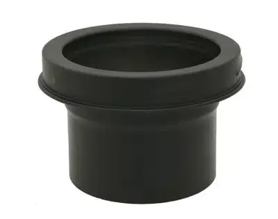 Schiedel 6" (150mm) Internal Diameter ICID Plus Appliance Connector - Matt Black