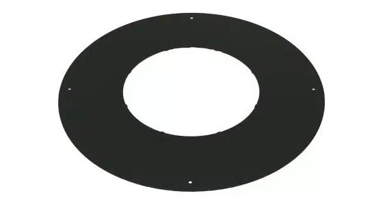 Schiedel 6" (150mm) Internal Diameter ICID Plus Bungalow Round Fire Stop - One Piece - Black
