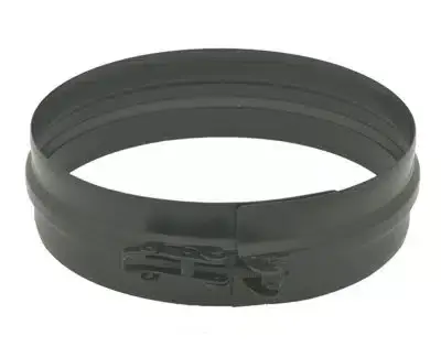 Schiedel 6" (150mm) Internal Diameter ICID Plus Extended Locking Band For Bends - Matt Black