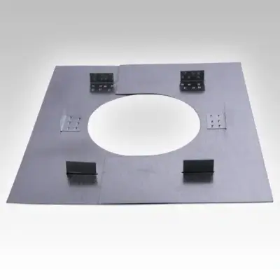 Schiedel 5" (125mm) Internal Diameter ICID Plus Fire Stop Plate - Two Piece - Non Combustible Floor