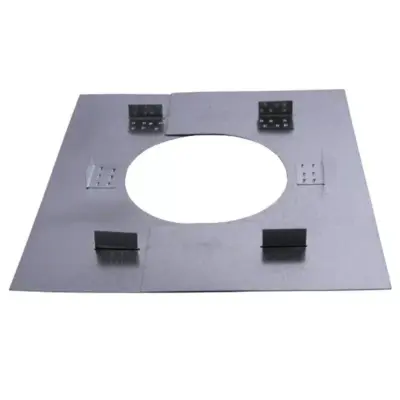 Schiedel 5" (125mm) Internal Diameter ICID Plus Fire Stop Plate - Two Piece - Non Combustible Floor