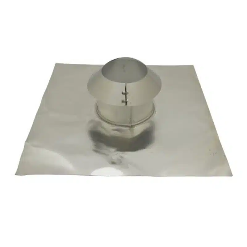 Schiedel 6" (150mm) Internal Diameter ICID Plus Flat Flashing And Storm Collar