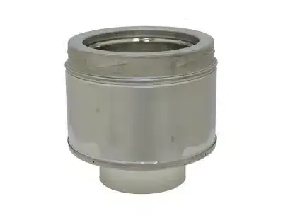 Schiedel 6" (150mm) Internal Diameter ICID Plus Increasing Adaptor From 123mm With Case