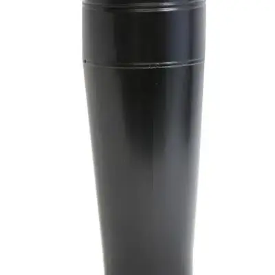 Schiedel 6" (150mm) Internal Diameter ICID Plus Starter Pipe - 473mm Long - Matt Black