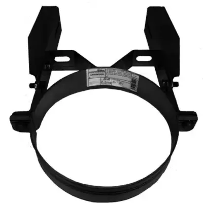 Schiedel 6" (150mm) Internal Diameter ICID Plus Structural Wall Band Extension 60-137mm - Matt Black