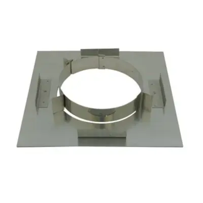 Schiedel 6" (150mm) Internal Diameter ICID Plus Support Plate And Clamp - Non Combustible Floor
