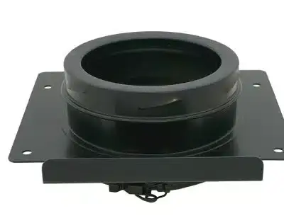 Schiedel 6" (150mm) Internal Diameter ICID Plus Top Plate - Matt Black